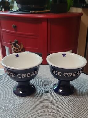 NEW Terramoto Ceramics 'ICE CREAM' Pedestal Bowls
